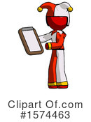 Red Design Mascot Clipart #1574463 by Leo Blanchette