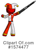 Red Design Mascot Clipart #1574477 by Leo Blanchette