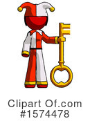 Red Design Mascot Clipart #1574478 by Leo Blanchette
