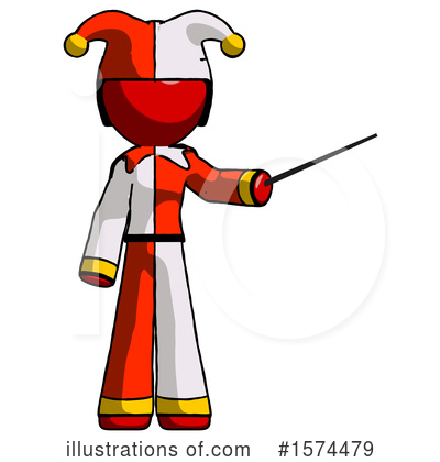 Royalty-Free (RF) Red Design Mascot Clipart Illustration by Leo Blanchette - Stock Sample #1574479