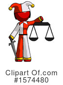Red Design Mascot Clipart #1574480 by Leo Blanchette