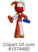 Red Design Mascot Clipart #1574482 by Leo Blanchette