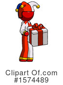 Red Design Mascot Clipart #1574489 by Leo Blanchette