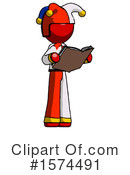 Red Design Mascot Clipart #1574491 by Leo Blanchette