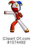 Red Design Mascot Clipart #1574492 by Leo Blanchette