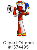 Red Design Mascot Clipart #1574495 by Leo Blanchette