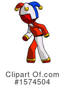 Red Design Mascot Clipart #1574504 by Leo Blanchette