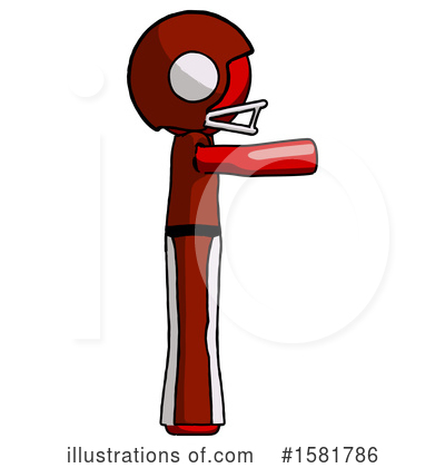 Royalty-Free (RF) Red Design Mascot Clipart Illustration by Leo Blanchette - Stock Sample #1581786