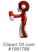 Red Design Mascot Clipart #1581788 by Leo Blanchette