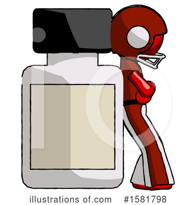 Royalty-Free (RF) Red Design Mascot Clipart Illustration by Leo Blanchette - Stock Sample #1581798