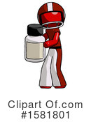 Red Design Mascot Clipart #1581801 by Leo Blanchette