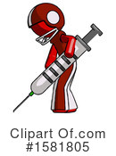 Red Design Mascot Clipart #1581805 by Leo Blanchette