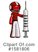 Red Design Mascot Clipart #1581806 by Leo Blanchette