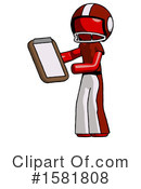 Red Design Mascot Clipart #1581808 by Leo Blanchette