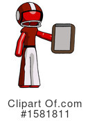 Red Design Mascot Clipart #1581811 by Leo Blanchette