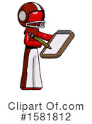 Red Design Mascot Clipart #1581812 by Leo Blanchette