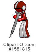 Red Design Mascot Clipart #1581815 by Leo Blanchette