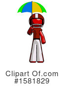 Red Design Mascot Clipart #1581829 by Leo Blanchette