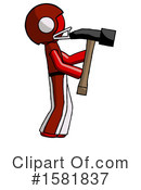 Red Design Mascot Clipart #1581837 by Leo Blanchette