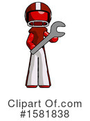 Red Design Mascot Clipart #1581838 by Leo Blanchette