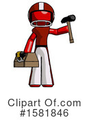 Red Design Mascot Clipart #1581846 by Leo Blanchette