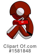 Red Design Mascot Clipart #1581848 by Leo Blanchette