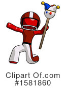 Red Design Mascot Clipart #1581860 by Leo Blanchette