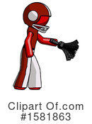 Red Design Mascot Clipart #1581863 by Leo Blanchette