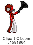 Red Design Mascot Clipart #1581864 by Leo Blanchette