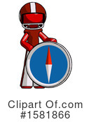 Red Design Mascot Clipart #1581866 by Leo Blanchette