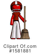 Red Design Mascot Clipart #1581881 by Leo Blanchette