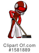 Red Design Mascot Clipart #1581889 by Leo Blanchette
