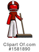 Red Design Mascot Clipart #1581890 by Leo Blanchette
