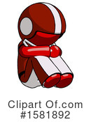 Red Design Mascot Clipart #1581892 by Leo Blanchette
