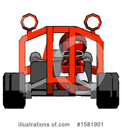 Royalty-Free (RF) Red Design Mascot Clipart Illustration by Leo Blanchette - Stock Sample #1581901