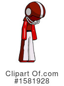 Red Design Mascot Clipart #1581928 by Leo Blanchette
