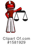 Red Design Mascot Clipart #1581929 by Leo Blanchette