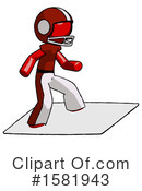 Red Design Mascot Clipart #1581943 by Leo Blanchette