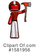 Red Design Mascot Clipart #1581956 by Leo Blanchette