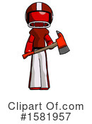Red Design Mascot Clipart #1581957 by Leo Blanchette