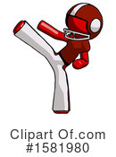 Red Design Mascot Clipart #1581980 by Leo Blanchette