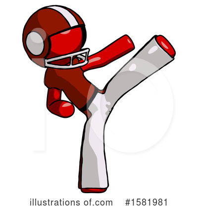 Royalty-Free (RF) Red Design Mascot Clipart Illustration by Leo Blanchette - Stock Sample #1581981