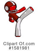 Red Design Mascot Clipart #1581981 by Leo Blanchette