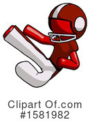 Red Design Mascot Clipart #1581982 by Leo Blanchette