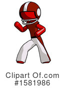 Red Design Mascot Clipart #1581986 by Leo Blanchette