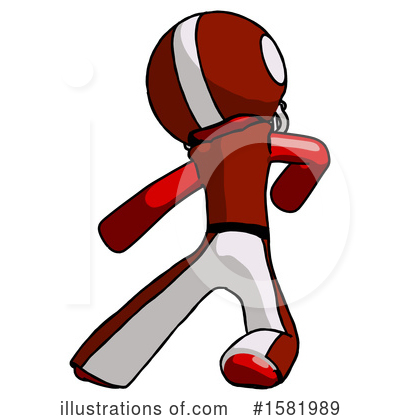 Royalty-Free (RF) Red Design Mascot Clipart Illustration by Leo Blanchette - Stock Sample #1581989