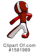 Red Design Mascot Clipart #1581989 by Leo Blanchette