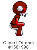 Red Design Mascot Clipart #1581998 by Leo Blanchette