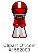 Red Design Mascot Clipart #1582000 by Leo Blanchette