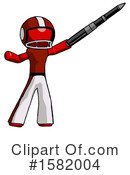 Red Design Mascot Clipart #1582004 by Leo Blanchette